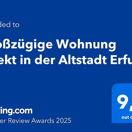 Grosszuegige Wohnung Direkt In Der Altstadt Erfurts Экстерьер фото